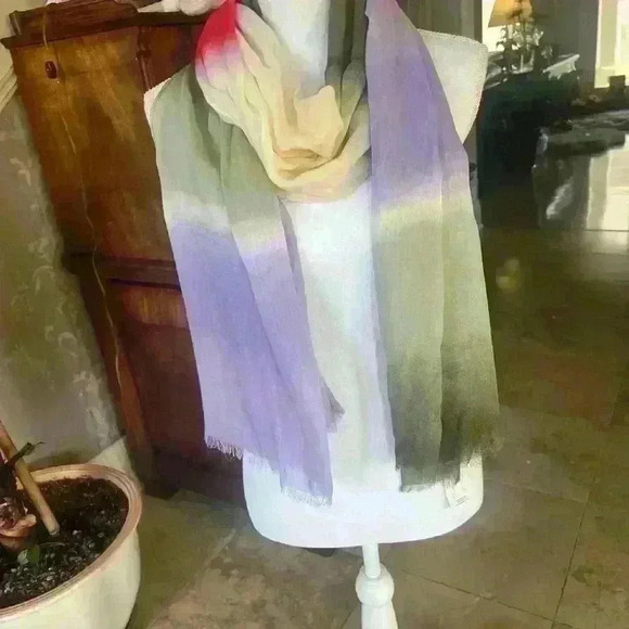Lands End ladies scarf NWT beautiful colors! Can wear many ways. - Picture 11 of 14
